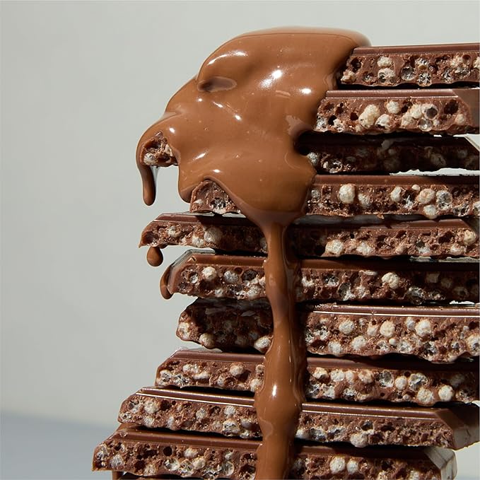 Hormbles Chormbles Protein Candy Bars, Classic Milk, 10g Protein, 0g Sugar, 150 Calories, Milk Chocolate Candy With Crunchy Pieces, Sugar Free Snacks or Dessert, 1.13 Oz, 12 Pack