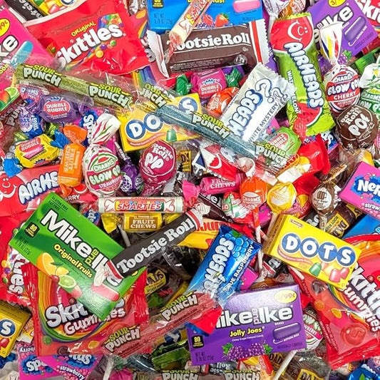 Ultimate Name Brand Candy Variety Pack - 12 lb Bulk Candy Individually Wrapped - No filler Candies - Perfect for Party Candies Stuffers or Party Favor Candys for Kids Goodie Bags - Party Favors for Kids