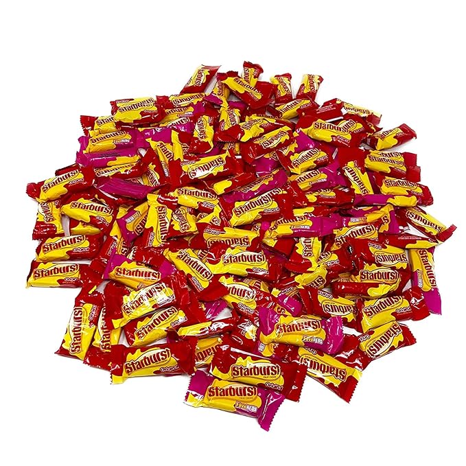 ASSORTIT X Starburst Collab Original Chewy Candy 5.5 lbs Soft Fruit Chews Candies Bulk Family Size Individually Wrapped 88 Oz