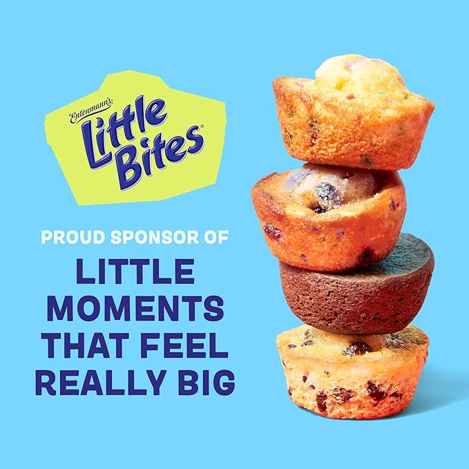Entenmann's Little Bites Party Cake Mini Muffins 4 pack (80 pouches total)