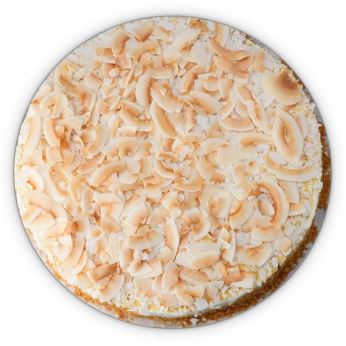 Andy Anand Sugar Free Lemon Coconut Mousse Cake (3 lbs) - Luscious, Creamy Bakery Desserts, Guilt-Free Indulgence (3 lbs)