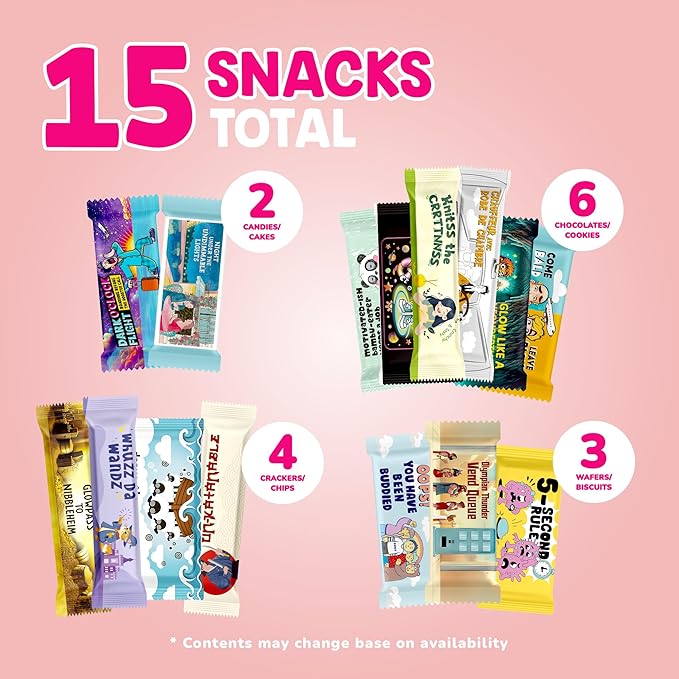 International Snack Box, Unique Experience with Universal Exotic Candies and Treats from around the World, Gift-Ready Foreign Foods in Packages Inspired by European, Japanese and Korean Cultures