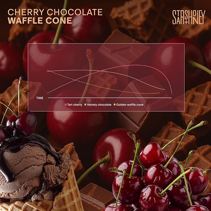 Stars + Honey Protein Bars - Cherry Chocolate Waffle Cone, 15g Protein, 2g Sugar, w/Collagen Keto Friendly Snack - Gluten, Dairy, Seed Oil, & Soy Free - High-Protein Snacks for Energy -10 pack