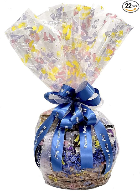 Hand-Crafted 22 Piece customizable chocolate gift basket of gourmet chocolates, cookies, and crunches. Tasty treats selected for businesses, clients, employees, birthdays, thank you and more!