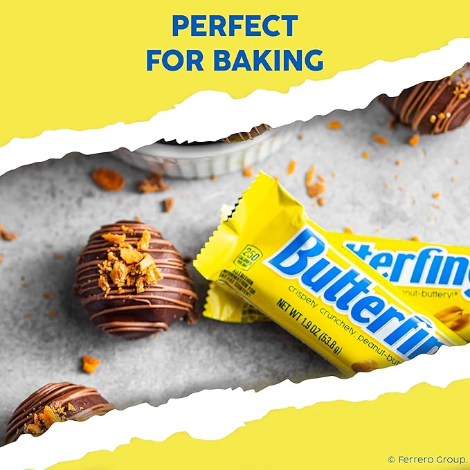 Butterfinger, Bulk 18 Count, Chocolatey, Peanut-Buttery, Individually Wrapped Candy Bars, Share Pack, 3.7 oz Each - 18 pack