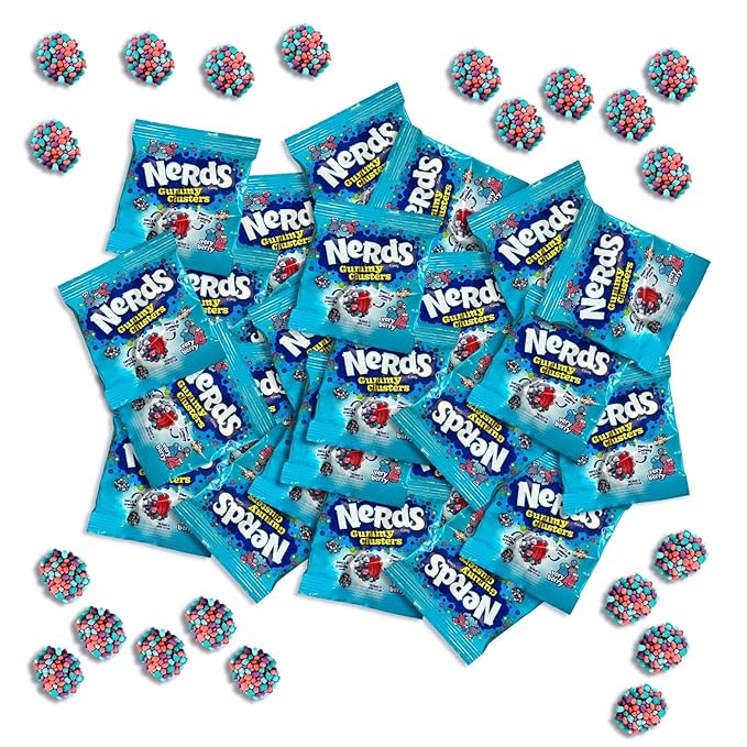 Very Berry Gummy Clusters - 1 lbs Individually Wrapped Candy Pack - 29 Pieces - Classic & Delicious Gummy Candy for Back-to-School Party, Movie Nights, Birthdays, Pantry & Baby Showers