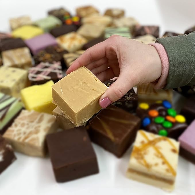 Valley Fudge, Peanut Butter, Fresh Artisan Fudge, Real Butter, Gourmet Candy, Half Pound Package