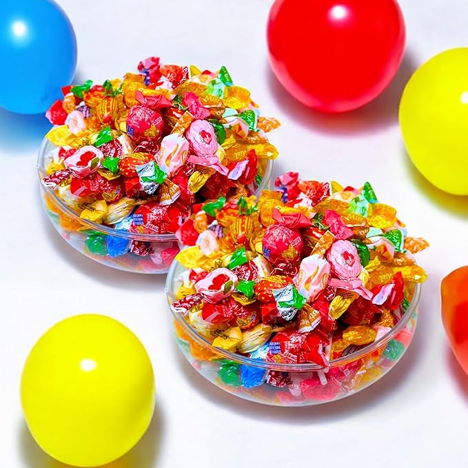 Ultimate Party Mix 10 Lb Bulk Candy Variety Chewy & Hard Candies, Lollipops, Fruit Chews Assorted Fruity Flavors Fun Size Sampler 160 oz