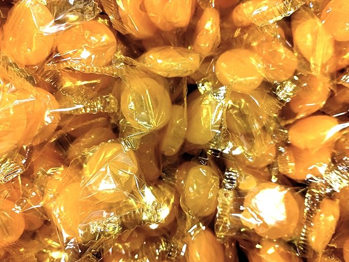 Butterscotch Discs - 2 lbs of Fresh Delicious Individually Wrapped Hard Candy