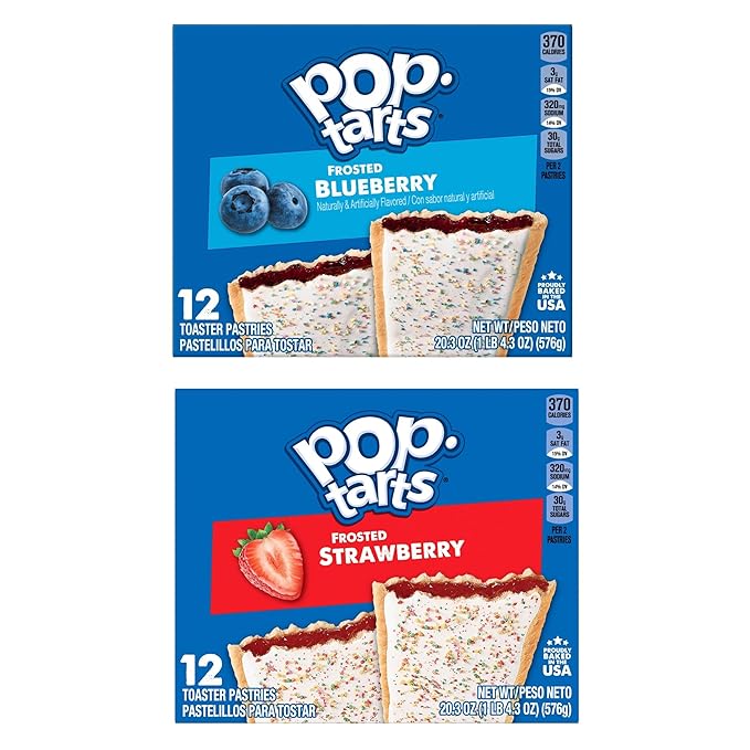 Pop-Tarts Toaster Pastries, Breakfast Foods, Kids Snacks, Value Pack, Variety Pack (60 Pop-Tarts)