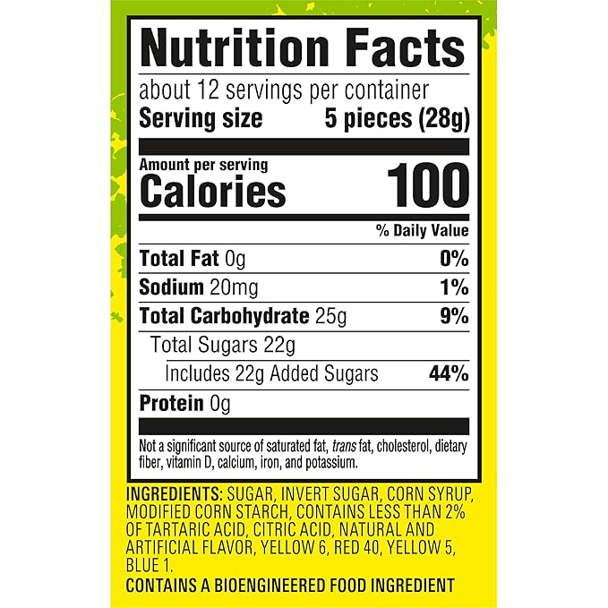 SOUR PATCH KIDS Big Kids Soft & Chewy Candy, Share Size, Bulk Candy, 12 - 12 oz Bags