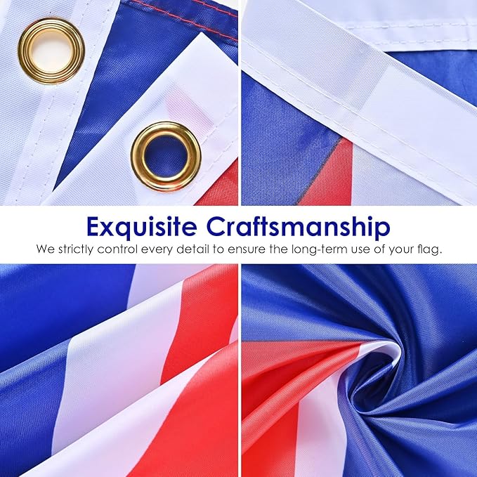 AhfuLife New Zealand Flag Kiwi Flag 3x5 Ft, Large New Zealand National Flags for Outside - Double Side with Brass Eyelets for Olympic Party Decorations, Bar Garden Street Decoration Indoor Outdoor