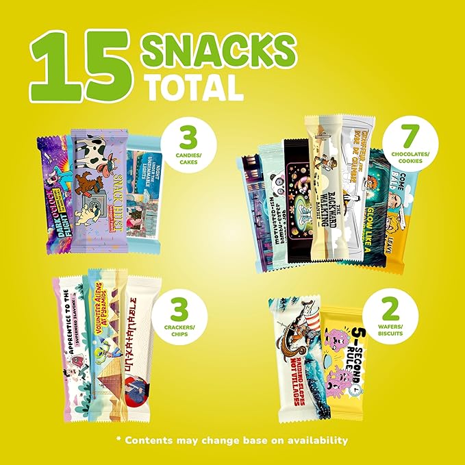 International Snack Box, Unique Experience with Universal Exotic Candies and Treats from around the World, Gift-Ready Foreign Foods in Packages Inspired by European, Japanese and Korean Cultures