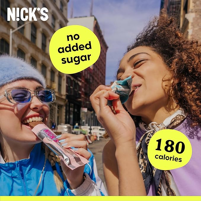 NICKS Peanuts and Fudge Keto Chocolate Candy Bars No Added Sugar 180 Calories, 3.0 Net carbs, Gluten Free Sweets Low carb Candy Snack Bar – 15-Pack (40g Each)
