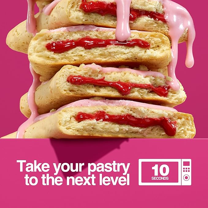 Legendary Foods 22g Protein Pastry 0g Added Sugar, Low Carb, Gluten Conscious, Keto Snack, Ideal for Glucose Management, Includes Whey Protein Isolate, 8 Pack Cherry Crumble