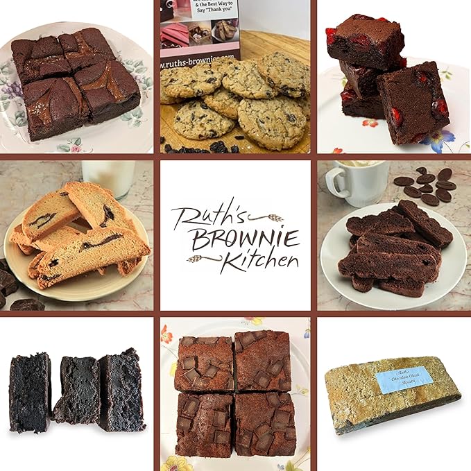 Ruth’s Gluten-Free Extra Fudgy Brownies 4 Dozen – Gourmet Baked Treats | Delicious Gift with The Finest Ingredients | Guaranteed to Arrive Fresh