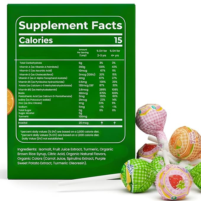 Andy Anand Sugar Free Lollipops, 29 Count, Keto & Diabetic Friendly Candy, Vegan, Gluten Free, Dye-Free, Natural Fruit Flavors, Clean Teeth Pops Fight Cavities, 8.8 Oz Bag for Kids & Adults