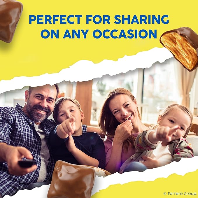 Butterfinger, Bulk 18 Count, Chocolatey, Peanut-Buttery, Individually Wrapped Candy Bars, Share Pack, 3.7 oz Each - 18 pack