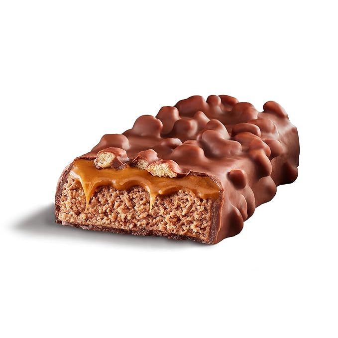 FULFIL Protein Snack Bars, Chocolate Salted Caramel Flavored, Gluten Free with 15g Protein, Pantry Staples, 12 Count