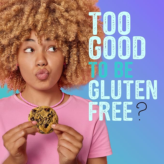 MIGHTYLICIOUS – Brown Butter Chocolate Chip Cookies - Gluten-Free - Kosher - Allergen-Friendly Snack - Perfect for Weddings & Birthdays - 6.5 Oz (3 Pack)