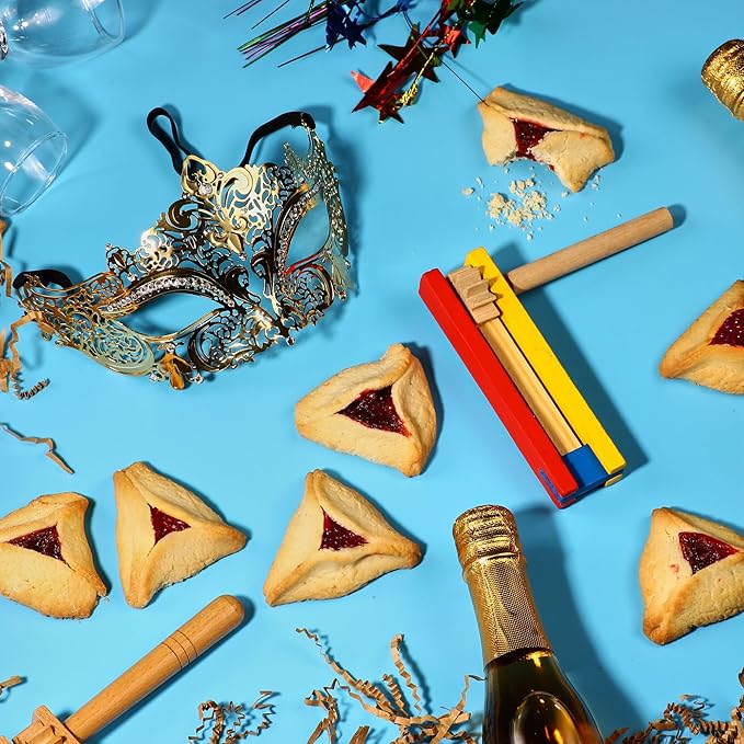 Hamentaschen Cookies | Shortbread Cookies filled with Raspberry Jam [24 Count] | Mishloach Manot, Purim Gift Idea | Kosher Nut Free | Stern’s Bakery