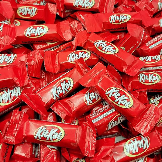 KlT-KAT Milk Chocolate Wafer Miniature Snack Size Candy Bag (2 LB)