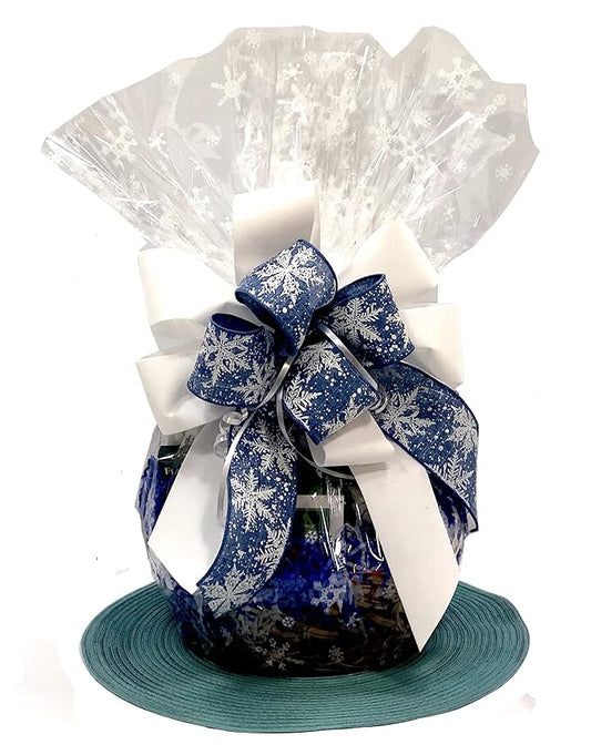 Hand-Crafted 43 Piece customizable chocolate gift basket of gourmet chocolates, cookies, and crunches. Treats selected for businesses, clients, employees, birthdays, and thank you