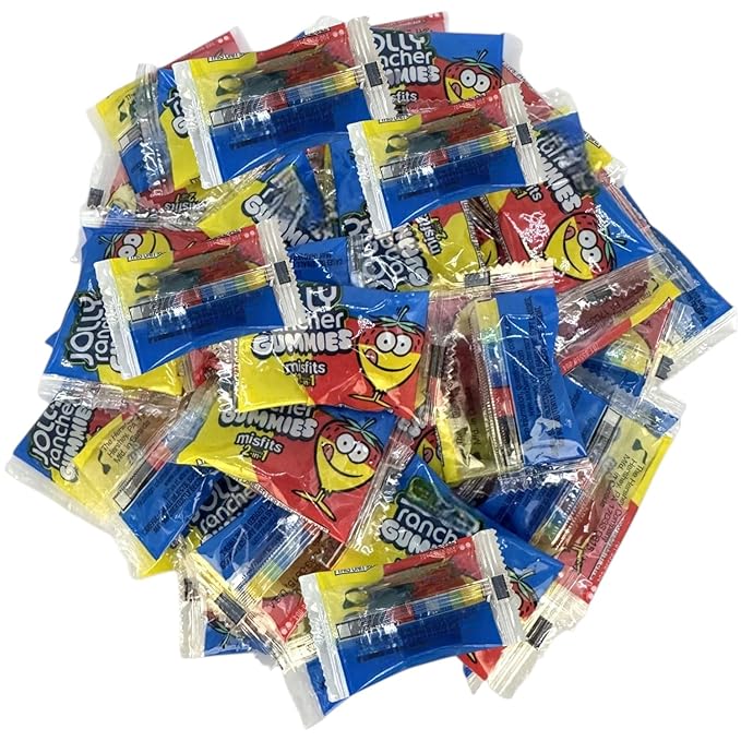 Gummies -1.5 lbs Mini Assorted Fruity Flavors-Snack Size Minis Individually Wrapped-for Irresistible Snacking Delight(24 oz)