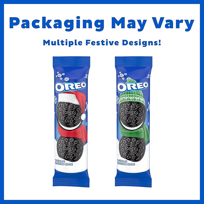 OREO Chocolate Sandwich Cookies, Holiday Cookies, 4 oz Stocking Stuffer Pack
