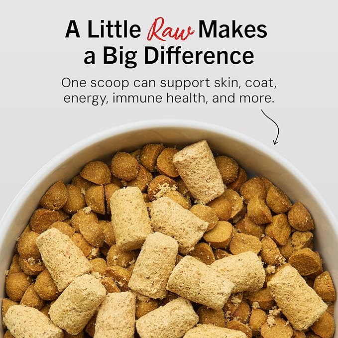 Stella & Chewy's Freeze-Dried Raw Salmon & Cod Meal Mixers- Dog Food Topper and Mixer - Made with 95% Wild-Caught Salmon & Cod, Organs & Bone - Perfect for Picky Eaters - Grain-Free - 8 oz