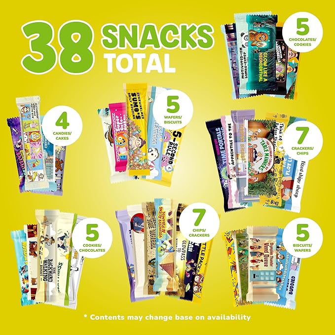 International Snack Box, Unique Experience with Universal Exotic Candies and Treats from around the World, Gift-Ready Foreign Foods in Packages Inspired by European, Japanese and Korean Cultures