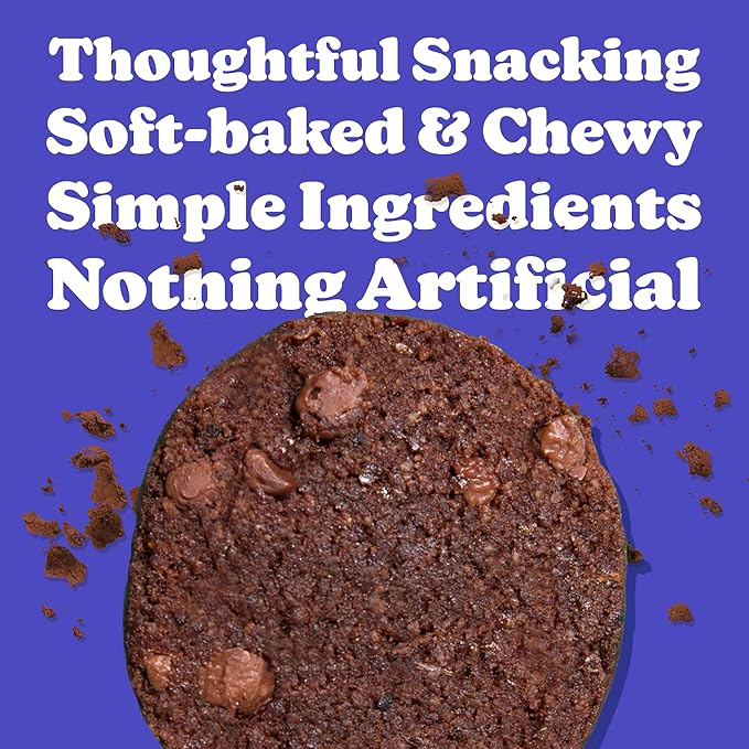 Love + Chew Soft Baked Vegan Cookies, Gluten Free, 7-10g Plant Based Protein Per Cookie, Healthy Snacks, Individually Wrapped Chocolate Cookies, Chocolate Lover Variety Pack, 12 Pack
