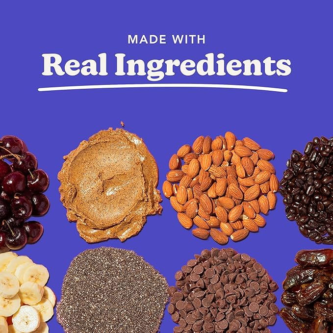 Love + Chew Mini Vegan Cookies, Gluten Free, 3g Plant Based Protein Per Cookie, Healthy Snacks for Adults and Kids, Individually Wrapped Chocolate Cookies, Chocolate Lover Variety Pack, 18 Pack
