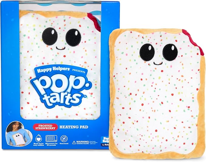 Pop-Tarts™ Happy Helpers by Relatable, The Cozy Comfort That's Anything But Boring, Get Relief with Cozy Heated Plushies and Other Dorm Essentials, Includes 1 Microwavable Pop-Tarts™ Heating Pad