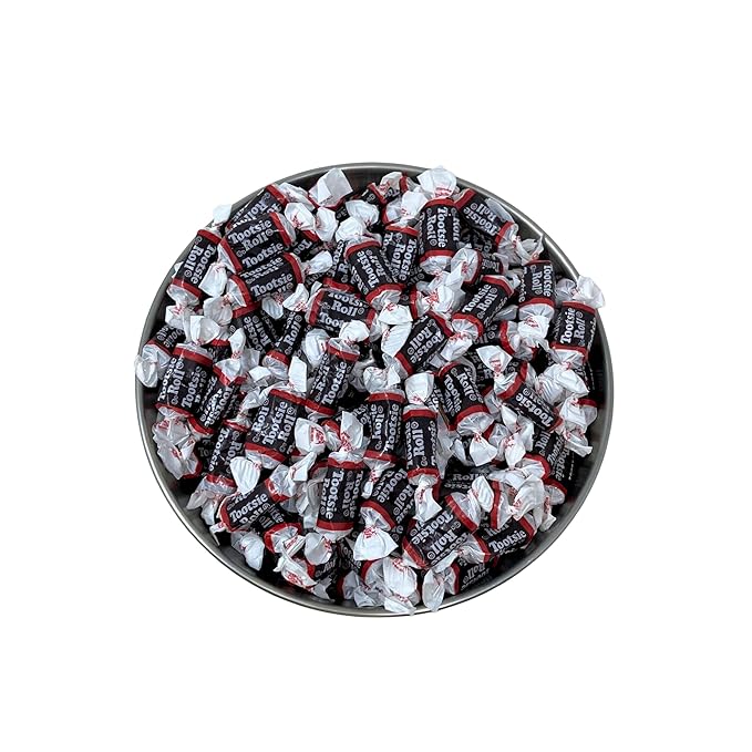 Roll Midgees Chewy Taffy Candy Bulk Pack 3.5-Lbs- Chocolate Midgees, Individually Wrapped Party Candy (56-Oz)
