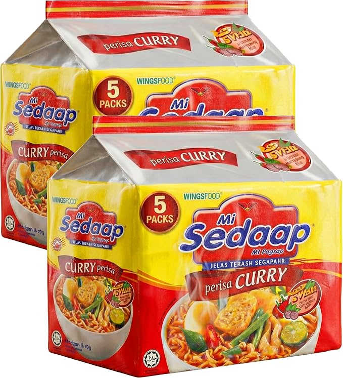 Curry Flavor Instant Noodles (Pack of10) — Mi Sedaap Instant Ramen