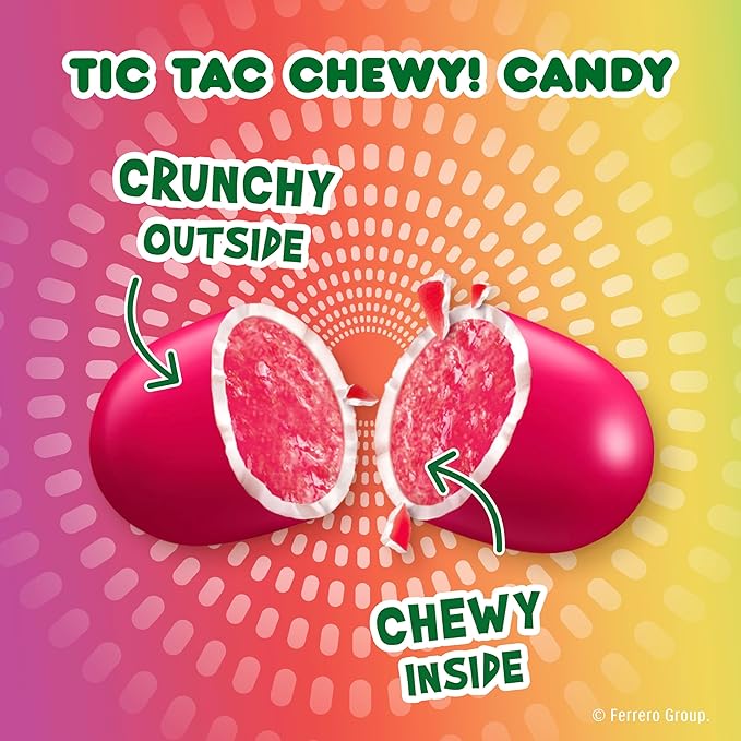 TIC TAC CHEWY! Fruit Adventure Candy, Fruit Candy, 7 oz (Packaging May Vary) (Pack of 2)
