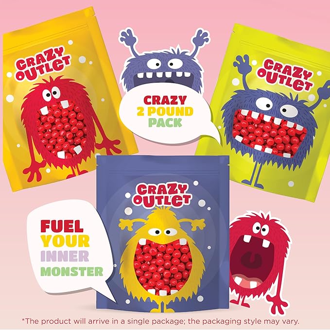 Cherry Sours Candy - 2 Pound Bulk Pack - Nostalgic Cherry Sour Balls for Parties and Everyday Treats - Red Candy for Holiday Buffets - Chewy Sweets - Valentines Candies
