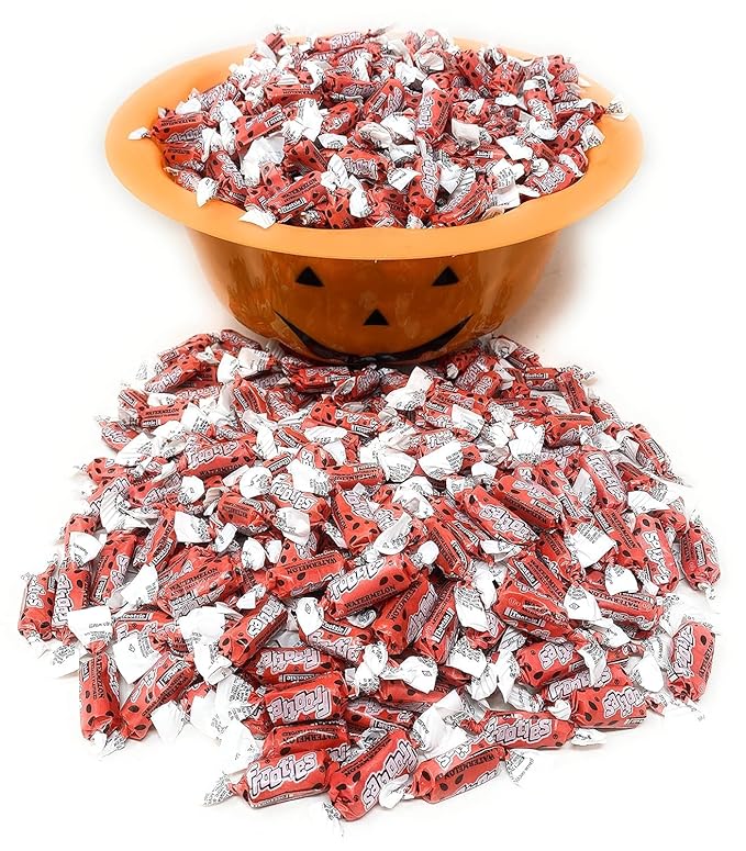 Watermelon Frooties Chewy Candy With Juicy Sweet Flavor 85+ Pieces Individually Wrapped In Resealable Assortit Bag, 1.5 Lb (24-Oz) Made In USA