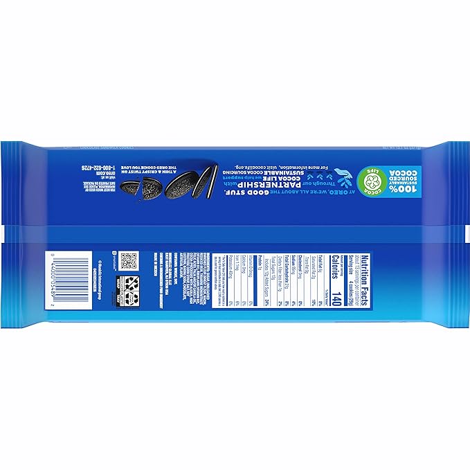 OREO Thins Chocolate Sandwich Cookies, Family Size, 12 - 13.1 oz Packs