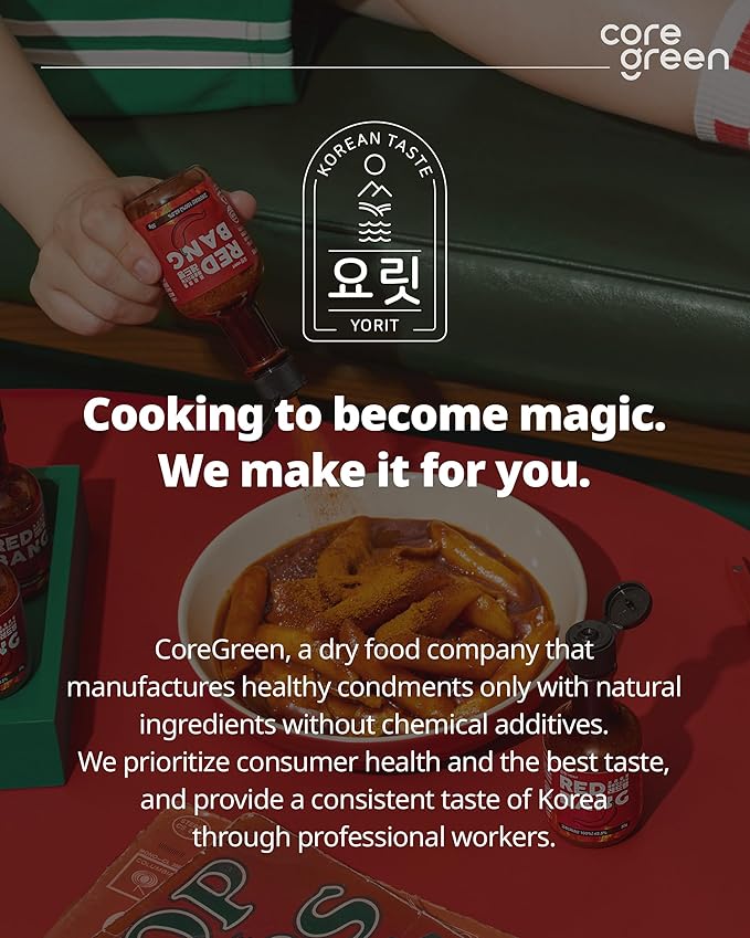 Yorit Red Bang Korean Premium Natural Gochugaru and Carolina Reaper Spicy Chili Seasoning Powder for Diverse Dishes - 55,457 Scoville Index, Extreme Spiciness, No Heartburn 요릿 레드뱅 (1.76 Ounce (Pack of 1))