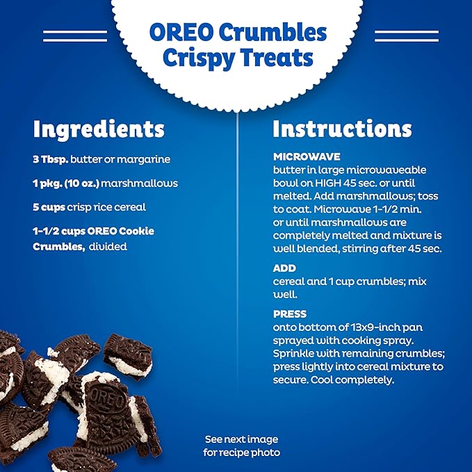 OREO Chocolate Sandwich Cookies Medium Cookie Pieces, 4 - 2.5 lb Bags