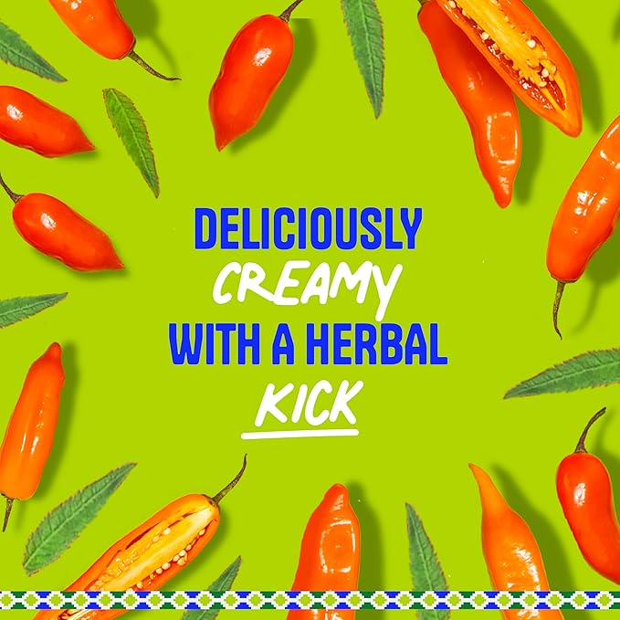 Tari Hot Sauce - Zesty Verde - Creamy, Herbal & Fresh - Game Day Favorite - 11.8 oz
