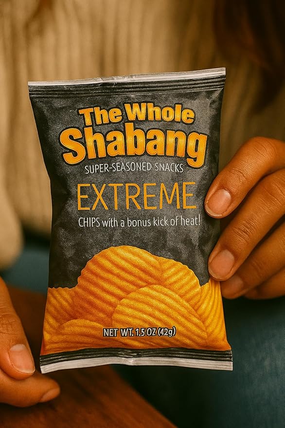 The Whole Shabang Chips by Moon Lodge – Bold Extreme Flavor Potato Chips Variety Pack – Legendary Commissary Favorite Salty Snacks for Adults – Gluten Free Food Snack Pack of 12 (1.5 oz)