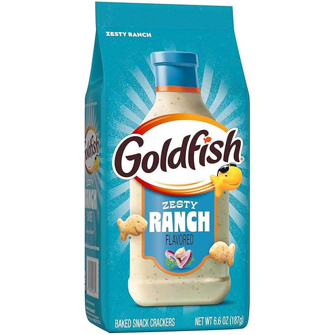 Goldfish Zesty Ranch Flavored Crackers, 6.6 Oz Bag