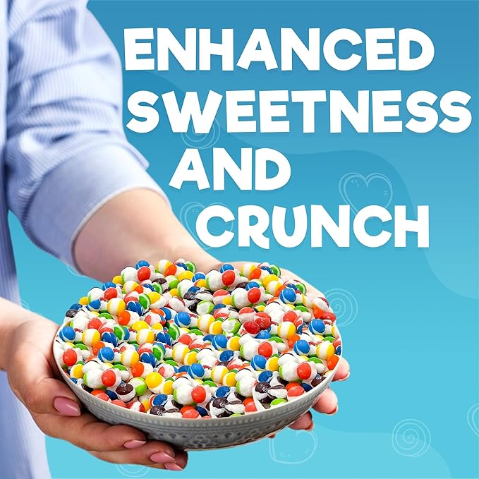 Fruit Crunch Tropical Freeze-Dried Candy, 10 oz, Exotic Fruit Flavors, Large Pouch, Ideal Gift Snack Treat