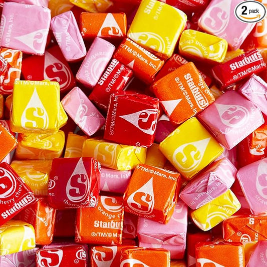 ASSORTIT X Starburst Collab Original Chewy Candy 5.5 lbs Soft Fruit Chews Candies Bulk Family Size Individually Wrapped 88 Oz