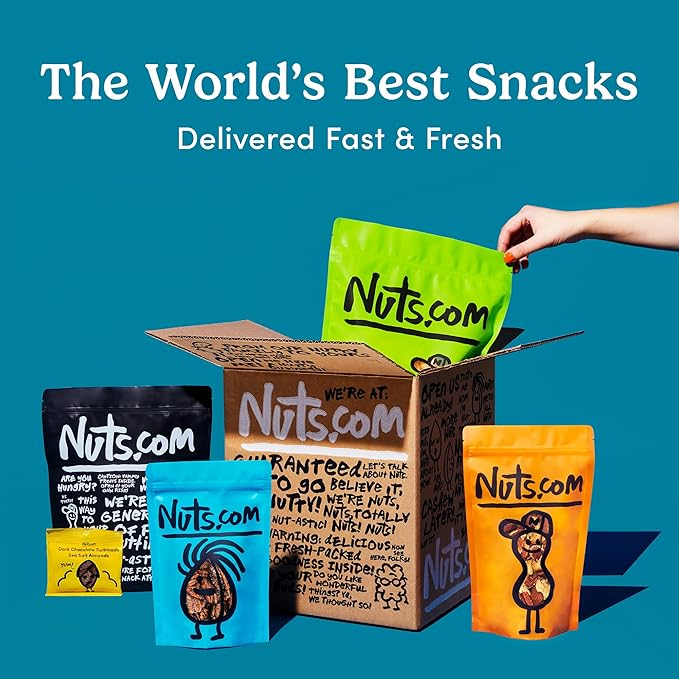 Nuts.com – Dark Chocolate Covered Almonds – 2 Pound Bag, Healthy Snack for Adults & Kids, Good Source of Protein, Fiber, Iron, Calcium, Potassium & Antioxidants – Kosher Pareve