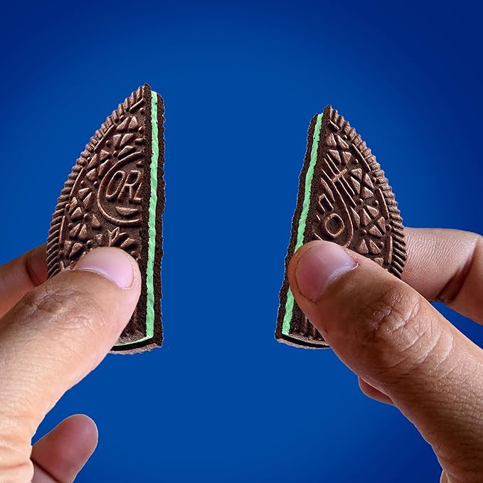 OREO Thins Mint Creme Chocolate Sandwich Cookies, Family Size, 12 - 13.1 oz Packs