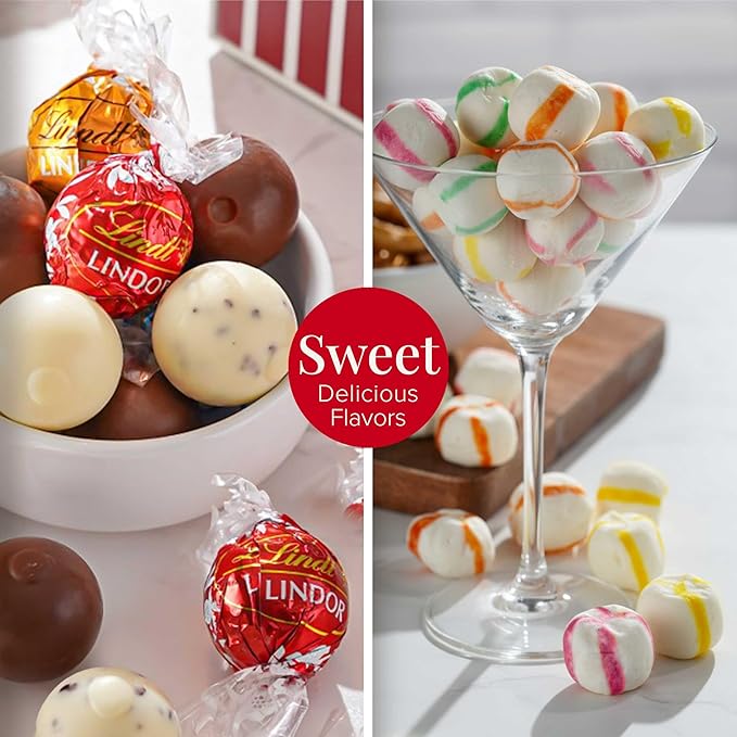 Broadway Basketeers Thank You Gift Tower – Gourmet Chocolate Cookies & Sweets Snack Tower – Thank You Gift Box for Clients, Teachers, Friends & Colleagues, Holiday, Thanksgiving – Kosher Snack Set